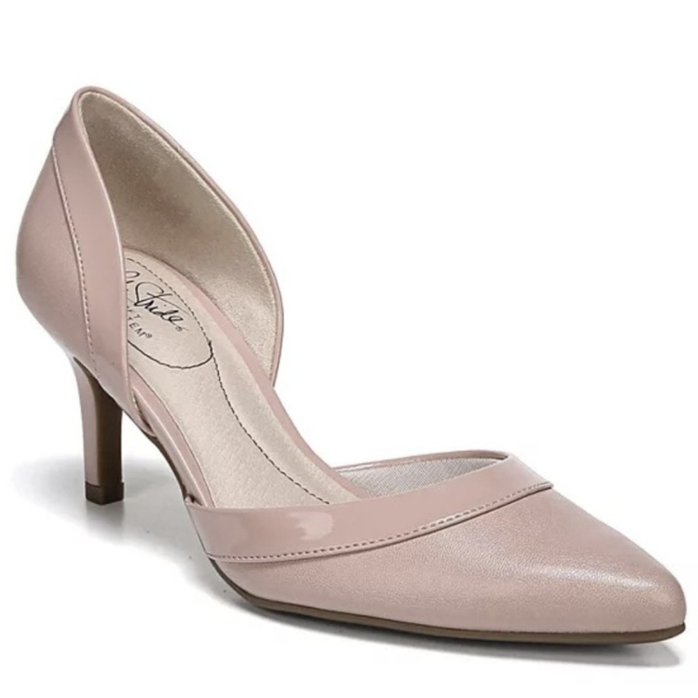 Life Stride Saldana D'Orsay Pump Beige, 8